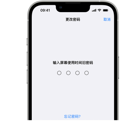 金溪iPhone屏幕维修分享iPhone屏幕使用时间密码忘记了怎么办 