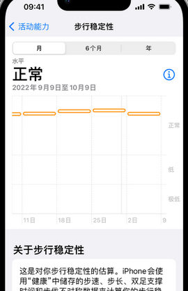 金溪iPhone手机维修如何在iPhone开启'步行稳定性通知'