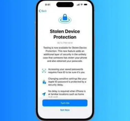 金溪苹果授权维修店分享被盗设备保护功能开启方法