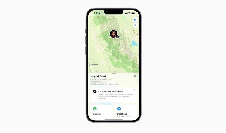 金溪苹果14维修分享iPhone14系列中 FindMy功能通过卫星分享位置方法教程 